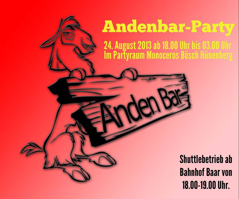 3. Andenbar Party